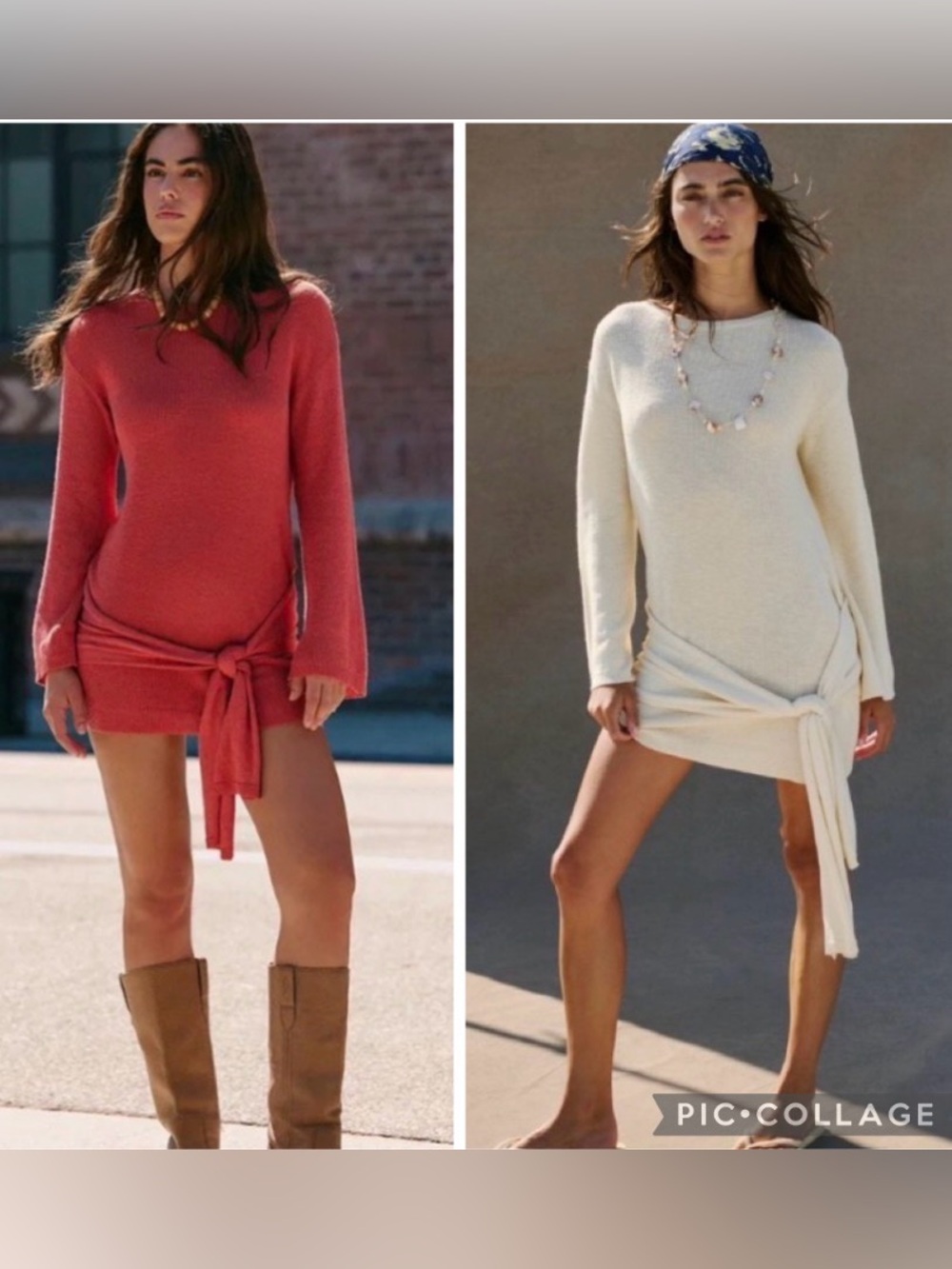 Free People free-est - Spencer Fine Gauge Mini Dress